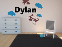 Plane Personalised Stencil Child Kids Name Boy Girl Birthday Occasional Card Celebration Bespoke 'U6'