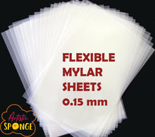 Empty Mylar Stencil Sheets 125 micron 0.15mm A6 A5 A4 A3 for Shilouette Cricut 250 QTY