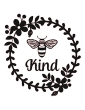 "Bee Kind" Quote Big & Small Sizes Colour Wall Sticker Modern Spiritual Ezoteric Mystic Weath 'MG9'