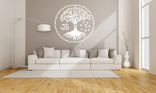 TREE OF LIFE Om Ohm Big & Small Sizes Colour Wall Sticker Floral Modern 'Treeoflife3'