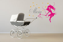Fairy Dust Personalised Stencil Child Kids Name Boy Girl Birthday Occasional Card Celebration Bespoke 'U12'