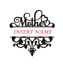 Personalised Mother Name Stencil Bespoke Occasional Card Birthday Celebration C3