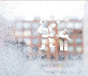 CHRISTMAS SANTA REINDEER Reusable Stencil Various Sizes  Xmas Card Decoration / SNOW26