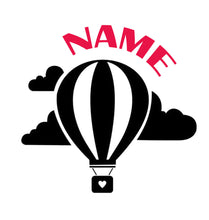 Balloon Personalised Stencil Child Kids Name Boy Girl Birthday Occasional Card Celebration Bespoke 'U1'