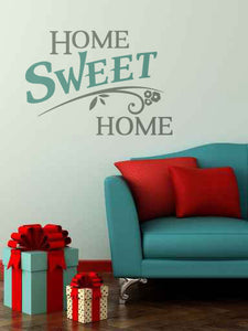 ,,HOME SWEET HOME'' QUOTE Big & Small Sizes Colour Wall Sticker Modern Style 'Q29'