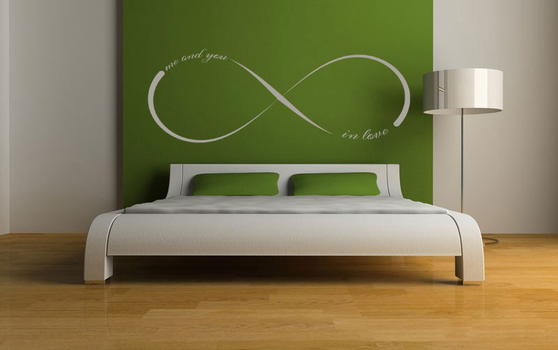 thumbnail image 2 of Love The Life You Live Infinity Circle Wall Quote Sticker – Vinyl Decal, Removable 2 of 5