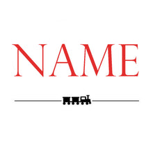 Train Personalised Stencil Child Kids Name Boy Girl Birthday Occasional Card Celebration Bespoke 'U19'