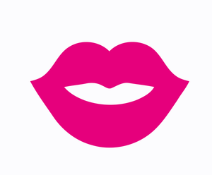 Barbie Kiss Lips Ken Kids Girls Boys Pink Birthday Film Movie Sizes Reusable Stencil Modern 'BR12'