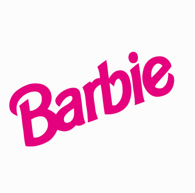 Barbie Ken Kids Girls Boys Pink Birthday Film Movie Sizes Reusable Stencil Modern 'BR14'
