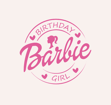 Barbie Happy Birthday Ken Kids Girls Boys Pink Birthday Film Movie Sizes Reusable Stencil Modern 'BR22'