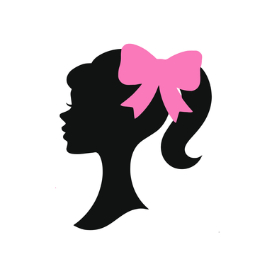 Barbie Ken Kids Girls Boys Pink Film Movie Sizes Reusable Stencil Modern Head  'BR5'