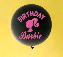 Barbie Happy Birthday Ken Kids Girls Boys Pink Party Film Movie Sizes Reusable Stencil Modern 'BR20'