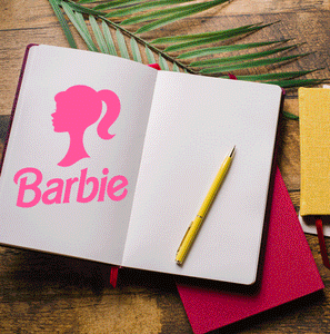 Barbie Ken Kids Girls Boys Pink Film Movie Sizes Reusable Stencil Modern Head  'BR7'