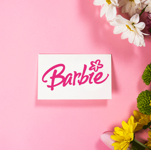 Barbie Ken Kids Girls Boys Pink Birthday Film Movie Sizes Reusable Stencil Modern 'BR10'