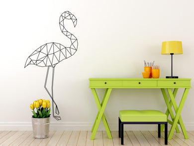 Geometric Flamingo Various Sizes Colour Wall Sticker Modern Style Wall Decor / GEO4