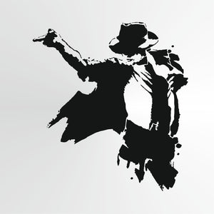 Michael Jackson Big & Small Sizes Colour Wall Sticker Wall Decor Modern Style King Of Pop Singer / Michael1
