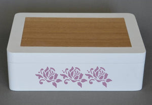 SET OF ROSES Big & Small Sizes Colour Wall Sticker Shabby Chic Floral Modern Valentine's 'Rose4'