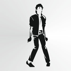Michael Jackson Big & Small Sizes Colour Wall Sticker Wall Decor Modern Style King Of Pop Singer / Michael3