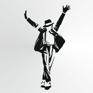 Michael Jackson Big & Small Sizes Colour Wall Sticker Wall Decor Modern Style King Of Pop Singer / Michael5