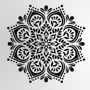 Mandala Flower Star Round SIZES Reusable Stencil Wall Decor Oriental / M25