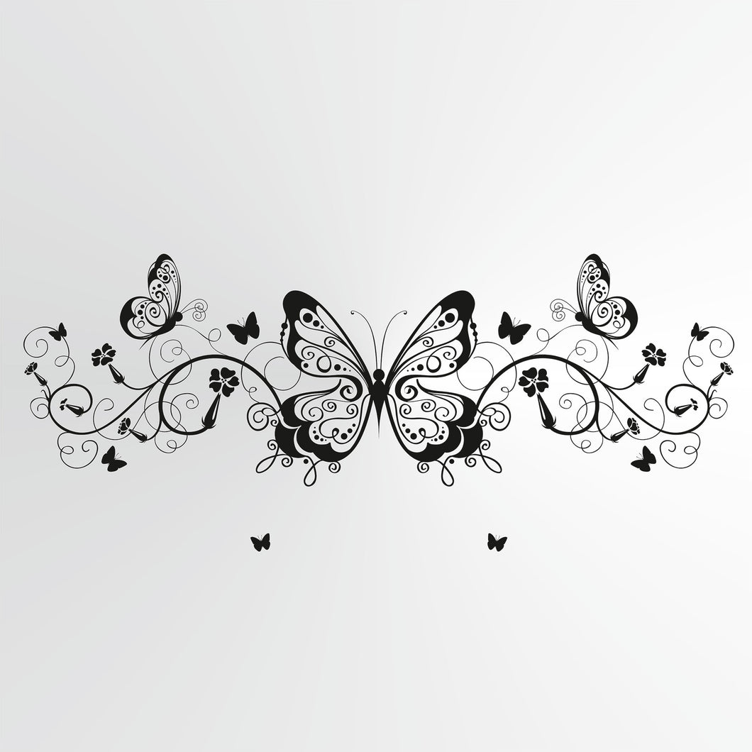 Butterfly Tribal Decor Sizes Reusable Stencil Modern Animal Style 'Animal150'