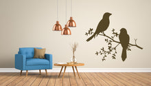 SET OF BIRDS Big & Small Sizes Colour Wall Sticker Animal Romantic Style / Bird6