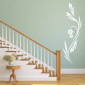 CLIMBER FLOWER Big & Small Sizes Colour Wall Sticker Shabby Chic Oriental Style 'Flora5'