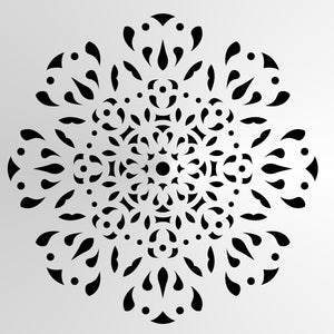 Mandala Flower Star Round SIZES Reusable Stencil Wall Decor Oriental / M23