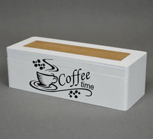 KITCHEN FRESH COFFEE, 'COFFEE TIME' QUOTE Big & Small Sizes Colour Wall Sticker Modern Style 'Cafe7'
