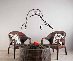 EAGLE ARTISTIC SKETCH Big & Small Sizes Colour Wall Sticker Kids Room Animal Modern Style 'Kids59'