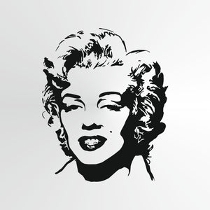 Marilyn Monroe Big & Small Sizes Colour Wall Sticker Wall Decor Modern Style Actress Singer / Marilyn1