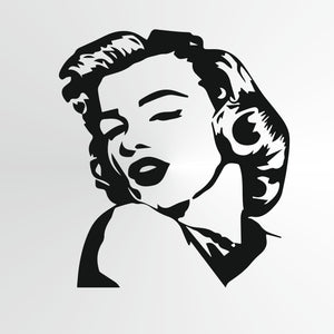Marilyn Monroe Big & Small Sizes Colour Wall Sticker Wall Decor Modern Style Actress Singer / Marilyn2