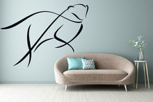 WILD CAT PANTHER SKETCH Big & Small Sizes Colour Wall Sticker Kids Room Animal Modern 'Kids67'