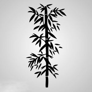 BAMBOO PLANT Big & Small Sizes Colour Wall Sticker Floral Oriental Exotic Style 'Bamboo5'