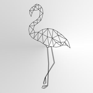 Flamingo Artistic Sketch Sizes Reusable Stencil Animal Modern Kids Art 'Animal147'