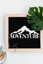 Adventure Mountain Sizes Reusable Stencil Modern Travelling Climbing 'MT2'