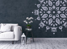 Mandala Leaves Floral Round Big & Small Sizes Colour Wall Sticker Oriental Shabby Chic Romantic / M30