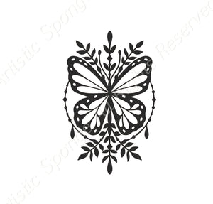 Butterfly Spiritual Rebirth Transformation Reusable Stencil Sizes A5 A4 A3 & Larger Craft Shabby Chic 'MG30'
