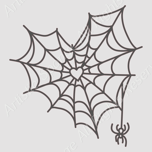 Spider Web HALLOWEEN Various Reusable Stencil Decoration Cards Various Sizes H20