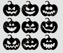 HALLOWEEN Funny Small Pumpkins Decoration Big & Small Sizes Colour Wall Sticker H7