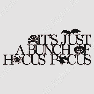 Only Bunch Of Focus Pocus Quote HALLOWEEN Various Scary Spider Reusable Stencil Decoration Cards Various Sizes H12