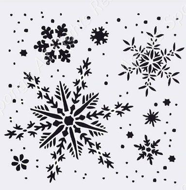 Christmas Snow Flakes / Winter Cards Decoration Big & Small Sizes Colour Wall Sticker Decorations Winter Cards SNOW22