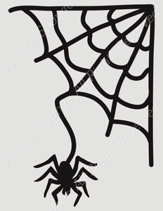 Spider Web HALLOWEEN Various Reusable Stencil Decoration Cards Various Sizes H21