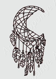 Dreamcatcher Reusable Stencil A5 A4 A3 & Larger Stencil Modern Craft DYI Art Tradition Mythology / Geo10