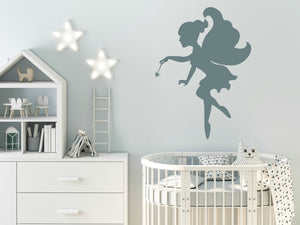 Set of 8 Fairies / Fairy  KIDS ROOM Big & Small Sizes Colour Wall Sticker 'Kids12'