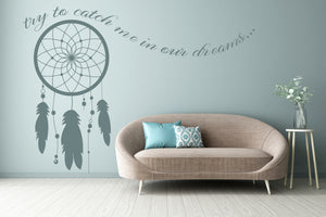 CATCHER DREAMS QUOTE Sizes Reusable Stencil Modern Style 'Q16'