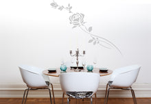ROSES BORDERS FLORAL ORNAMENTS Big & Small Sizes Colour Wall Sticker Shabby Chic Valentine's 'Rose1'