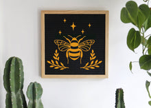 Magic Bee Quote Reusable Stencil Sizes A5 A4 A3 Craft Paint Wall Decor Spiritual Ezoteric 'MG3'