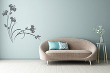 CORNFLOWER CORNER Big & Small Sizes Colour Wall Sticker Shabby Chic Romantic Style 'Flora8'