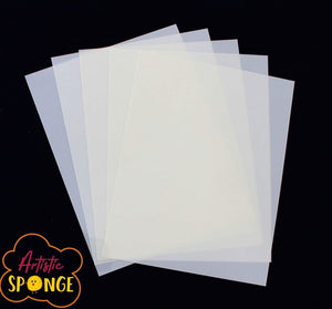 Empty Mylar Stencil Sheets 125 micron 0.15mm A6 A5 A4 A3 for Shilouette Cricut 250 QTY